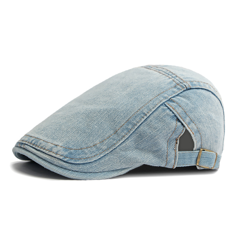 🔥 Nouveautés 2026 | 💸 Casquette newsboy en denim unisexe