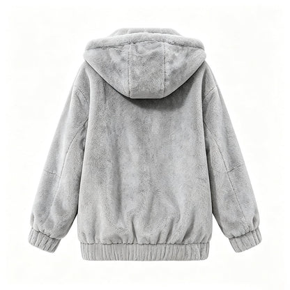Veste à capuche douce d'hiver pour femmes