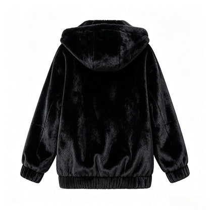 Veste à capuche douce d'hiver pour femmes
