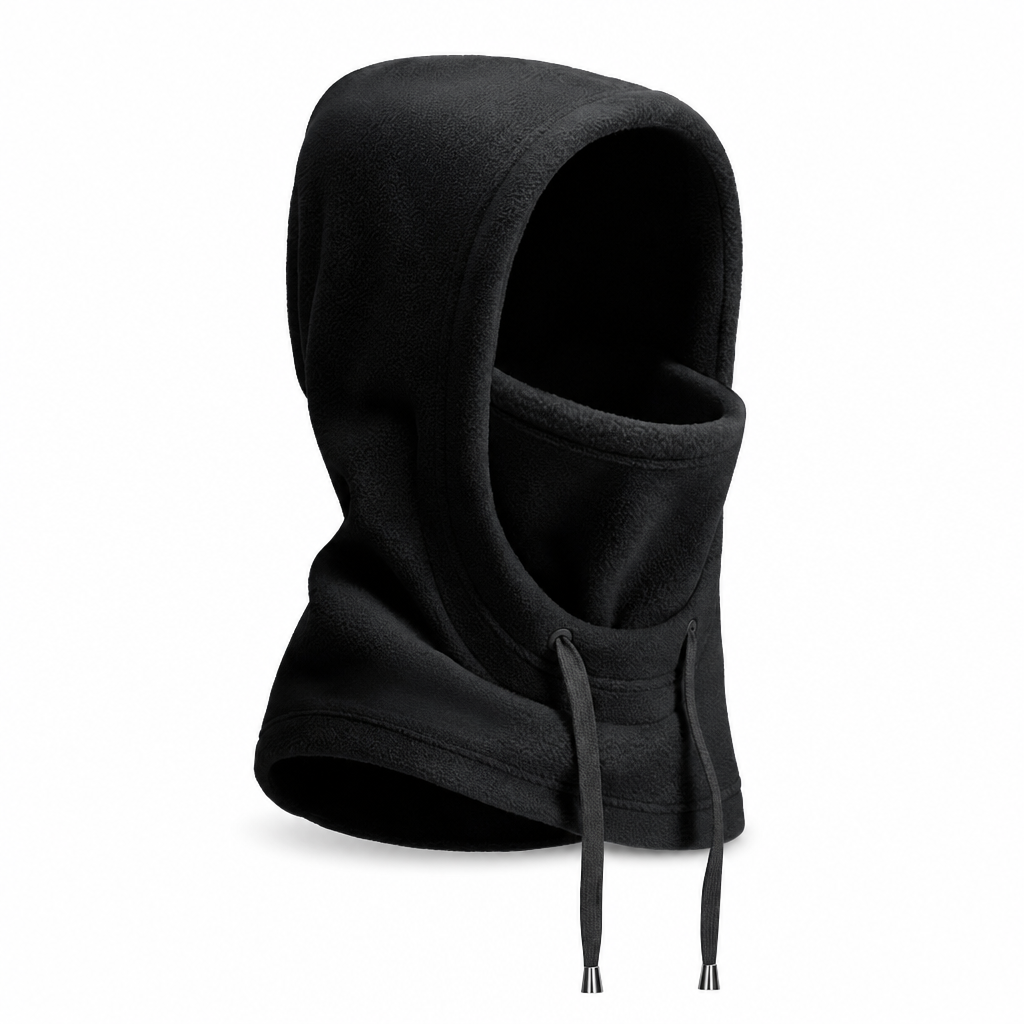 ❄️ Offre Limitée -50% ✨ Cagoule Thermique Polaire Double Épaisseur — Anti-Buée & Coupe-Vent ⛷️