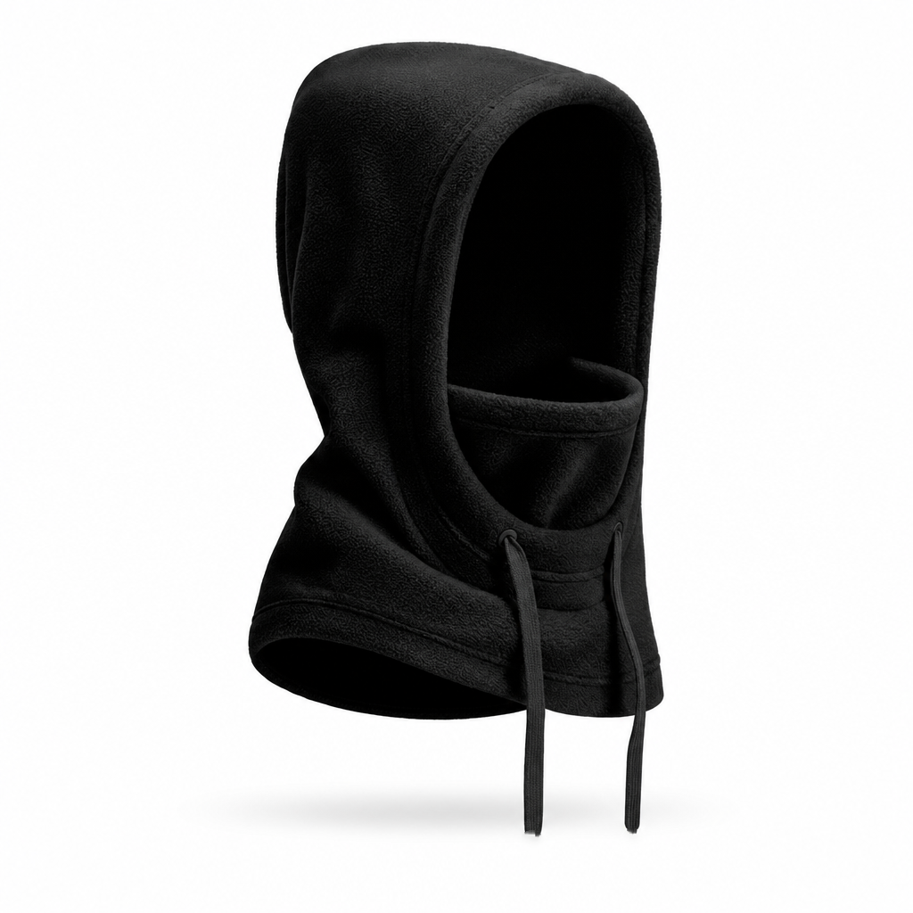 ❄️ Offre Limitée -50% ✨ Cagoule Thermique Polaire Double Épaisseur — Anti-Buée & Coupe-Vent ⛷️