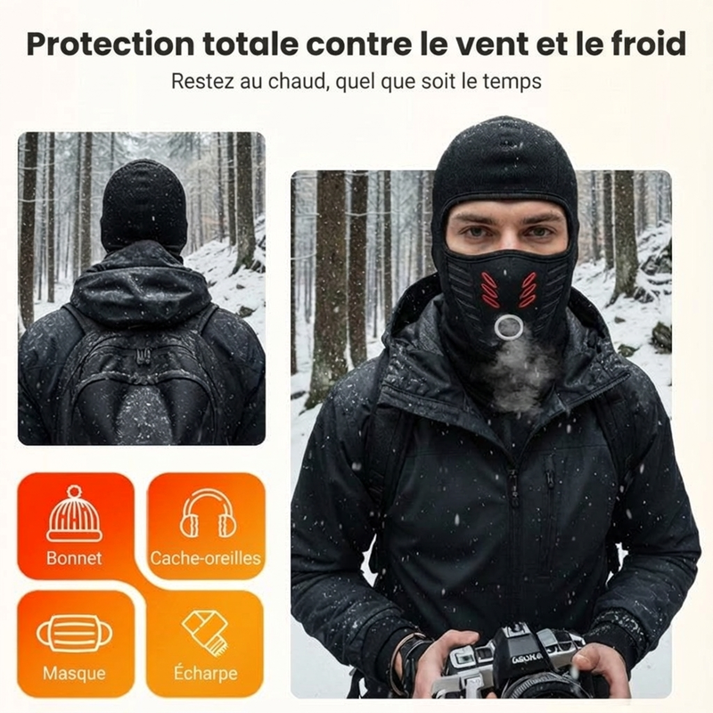 💥 Soldes de fin d'année - 40% de réduction 💞 Masque intégral coupe-vent pour utilisation hivernale, unisexe