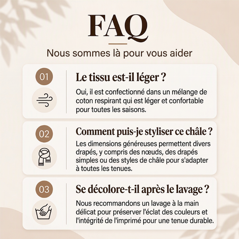 🧣 Écharpe-châle polyvalente et légère à imprimé léopard 🐆✨ – 50 % de réduction | Garantie « satisfait ou remboursé » de 30 jours