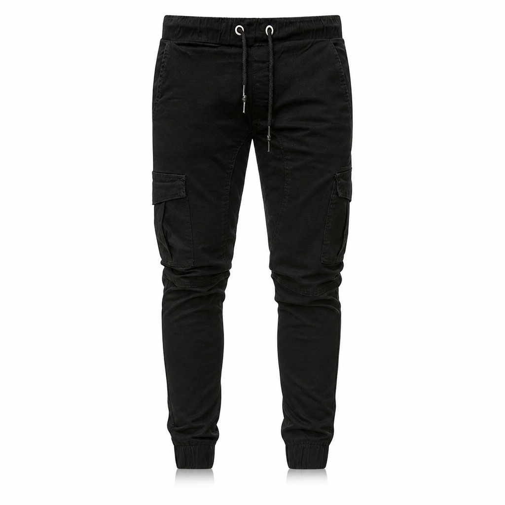 🎁Soldes ! Prix cassés🌍Pantalon Jogger Cargo Unisexe Couleur Unie Décontracté