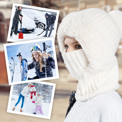 🎁Promotion spéciale : -50 % DE RÉDUCTION👒Bonnet Écharpe et Masque 3-en-1 Tricoté d'Hiver pour Femmes