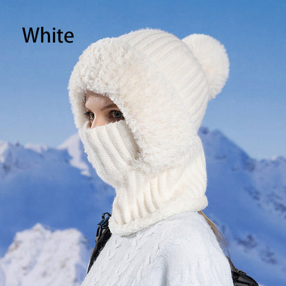 🎁Promotion spéciale : -50 % DE RÉDUCTION👒Bonnet Écharpe et Masque 3-en-1 Tricoté d'Hiver pour Femmes
