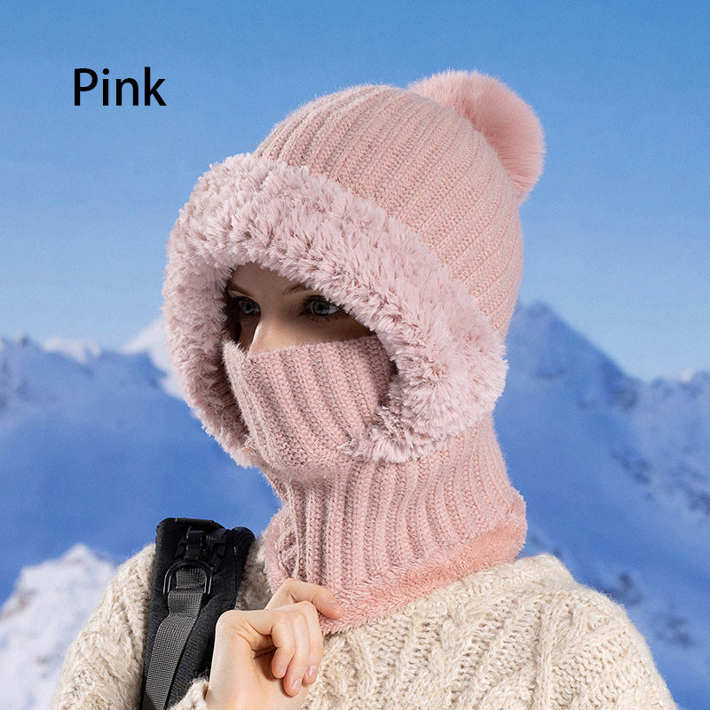 🎁Promotion spéciale : -50 % DE RÉDUCTION👒Bonnet Écharpe et Masque 3-en-1 Tricoté d'Hiver pour Femmes