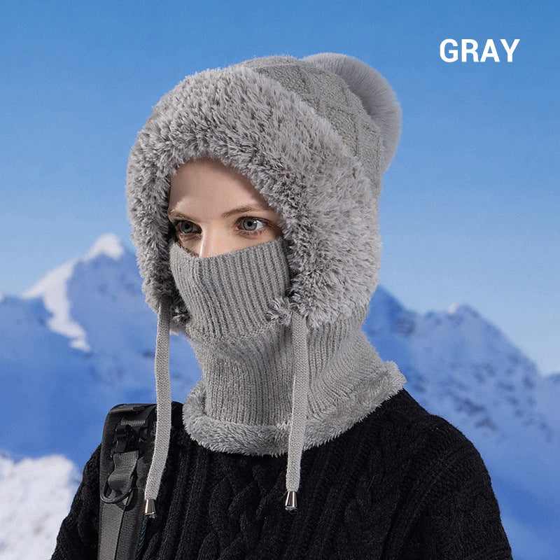 Cagoule d’Hiver 3-en-1 pour Femme