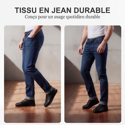 Jean droit pour homme doublé chaud