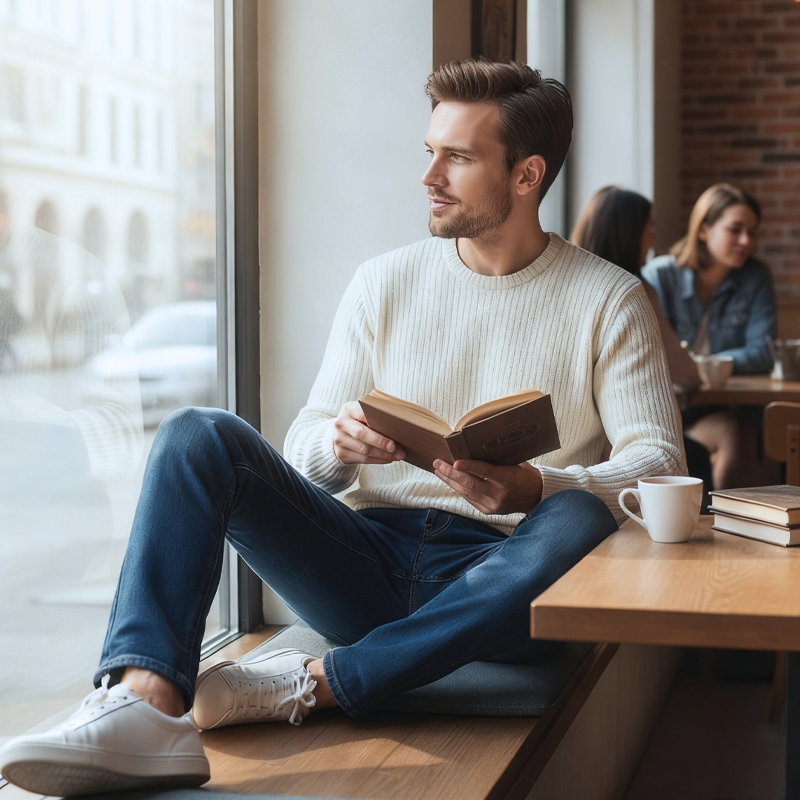 Jean droit pour homme doublé chaud