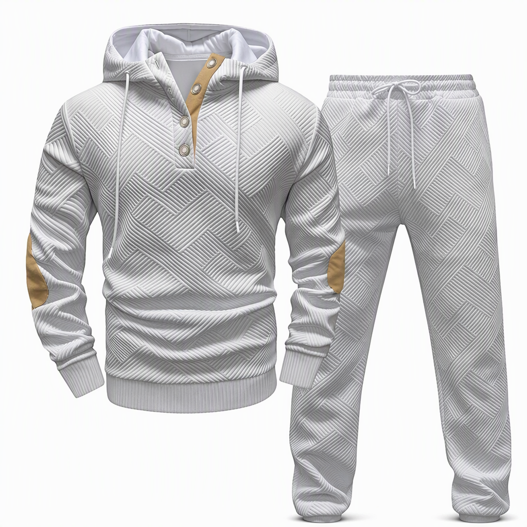 🍂 Ensemble homme 2 pièces : sweat à capuche et pantalon, style décontracté automne-hiver ✨