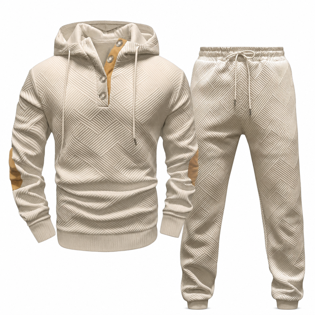 🍂 Ensemble homme 2 pièces : sweat à capuche et pantalon, style décontracté automne-hiver ✨