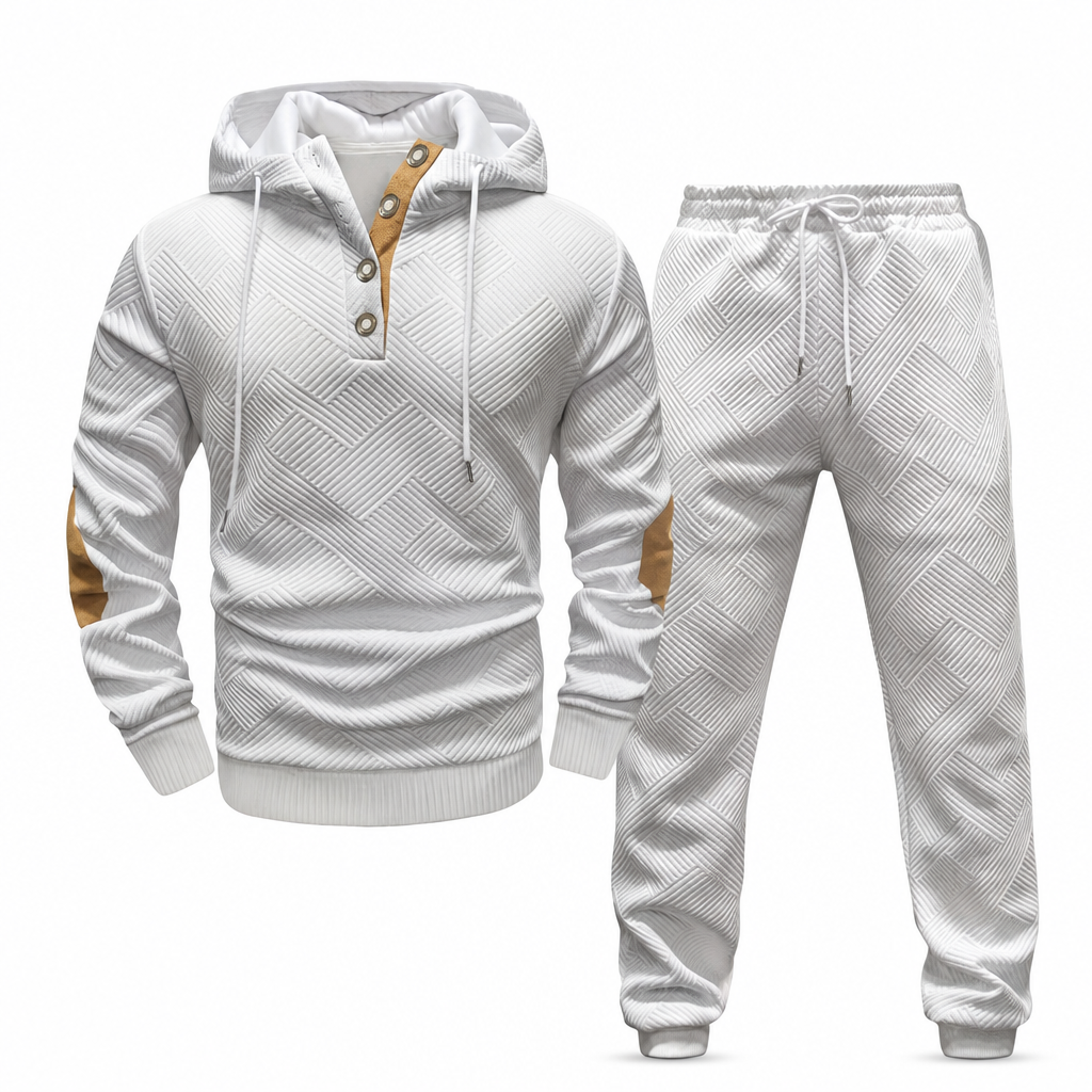 🍂 Ensemble homme 2 pièces : sweat à capuche et pantalon, style décontracté automne-hiver ✨