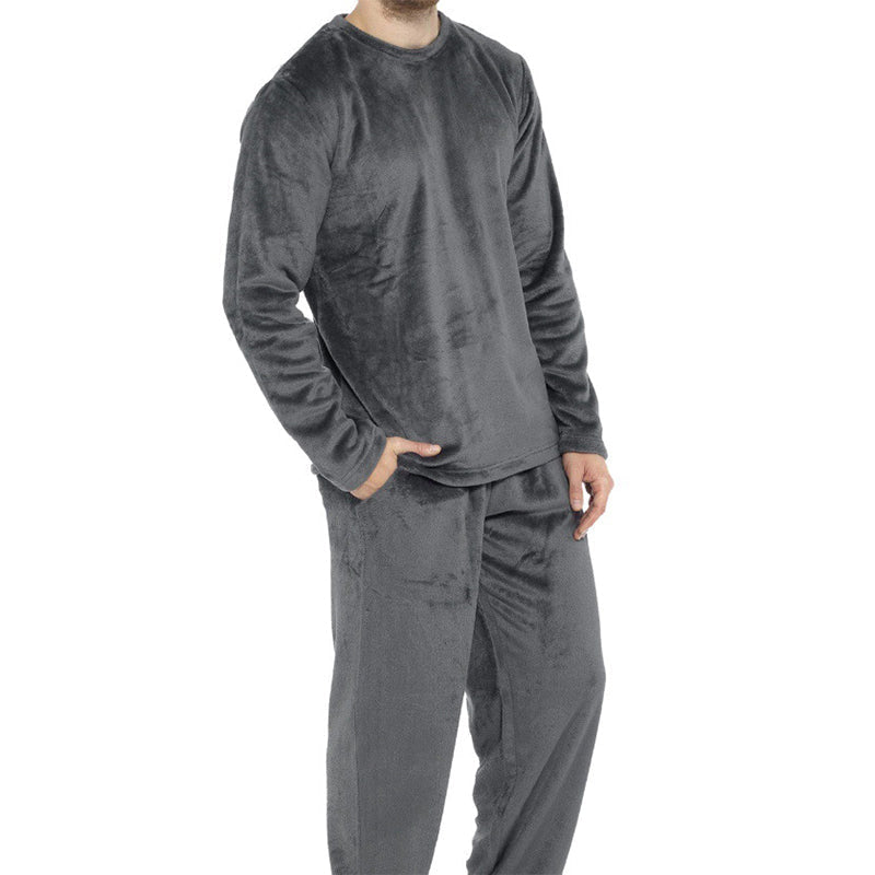 🧸 Ensemble Pyjama Velours Thermique Confortable pour Homme, doux et chaud ✨