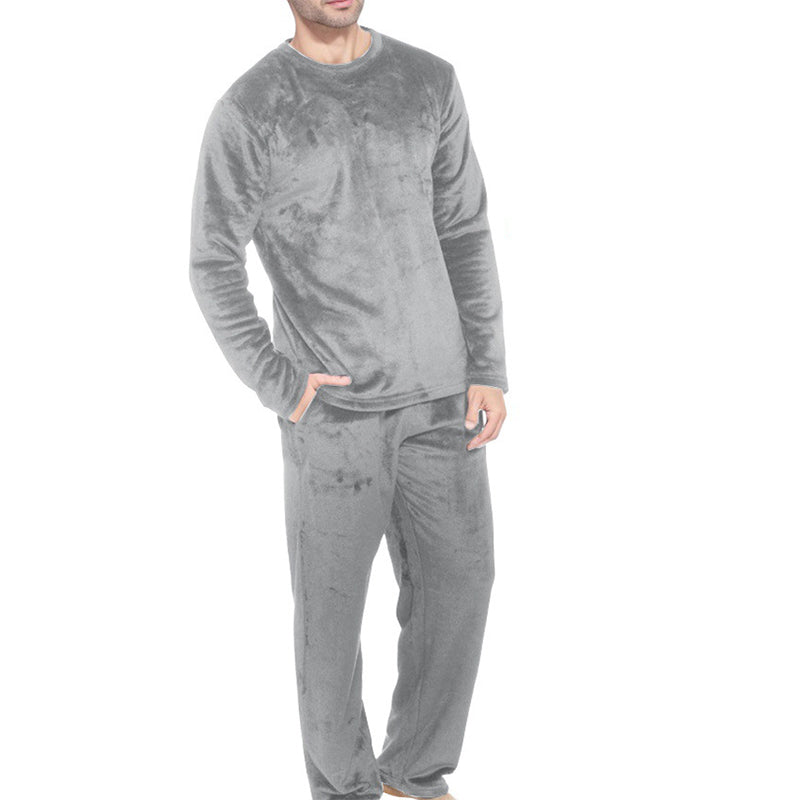 🧸 Ensemble Pyjama Velours Thermique Confortable pour Homme, doux et chaud ✨