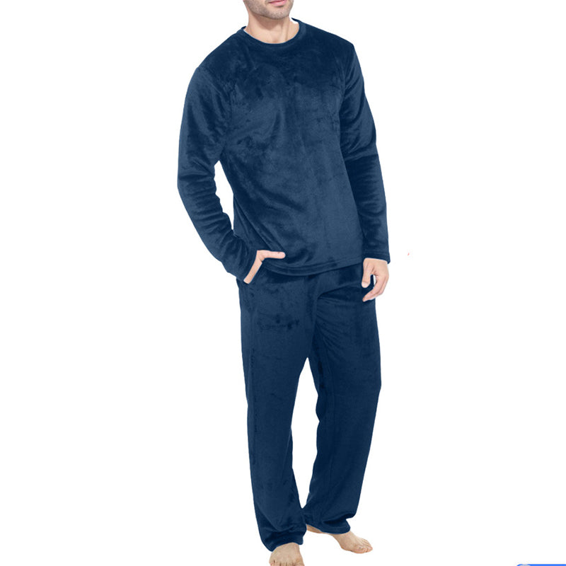 🧸 Ensemble Pyjama Velours Thermique Confortable pour Homme, doux et chaud ✨