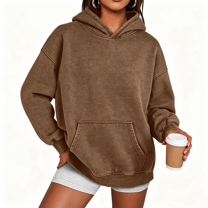 🧶 Sweat à capuche ample unisexe, confortable et tendance ✨