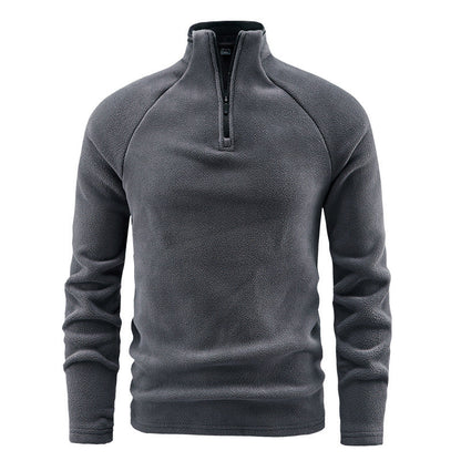 💖Soldes ! Prix cassés💖Sweat chaud pour homme en polaire avec col montant