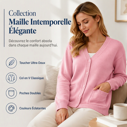 🔥 50% de réduction 🔥Cardigan chaud en maille pour femme avec poches