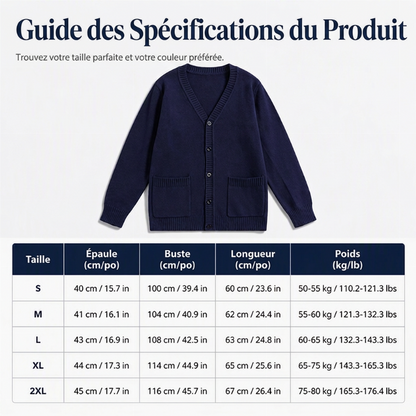 🔥 50% de réduction 🔥Cardigan chaud en maille pour femme avec poches