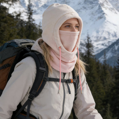 Masque facial et cagoule thermiques d'hiver tout-en-un