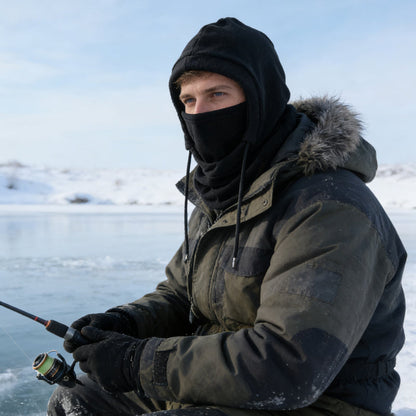 Masque facial et cagoule thermiques d'hiver tout-en-un