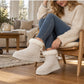 ❄️ Bottes de neige mi-mollet à plateforme pour femme, stylées et chaudes ✨