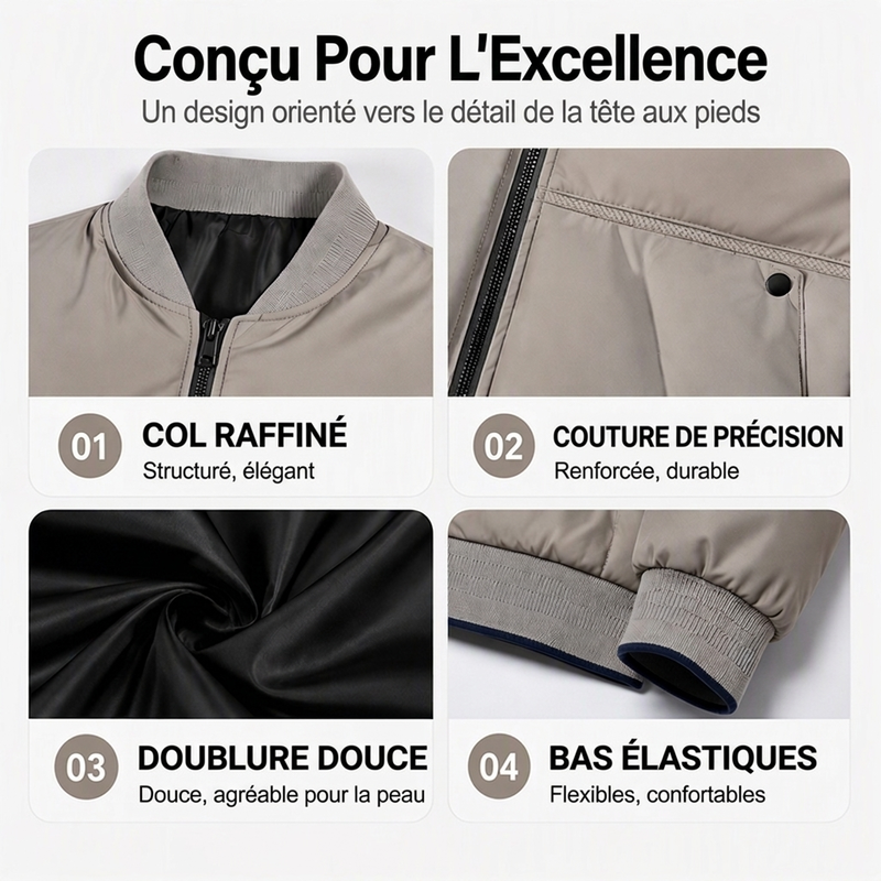 👜 -50 % sur toute la mode femme ! ✨Veste de baseball chaude d'hiver pour homme