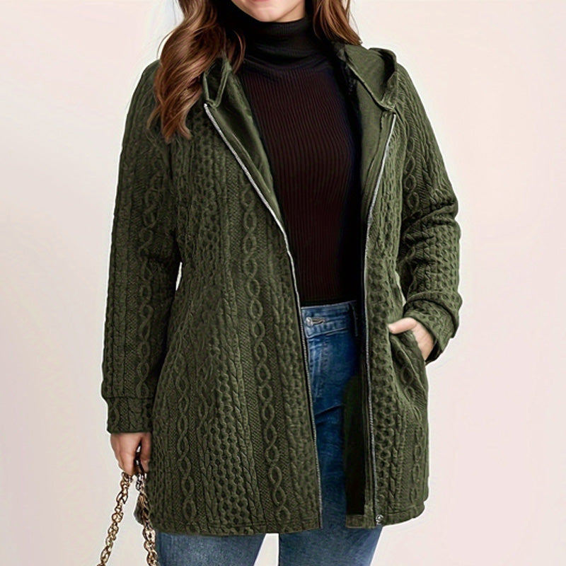 📢Livraison gratuite 📢50% DE RÉDUCTION ! ⏳⏰ Veste Ample à Capuche avec Tissage Texturé – Confort Ultra-Doux, Coupe Flatteuse & Style Élégant en 5 Couleurs ⚡