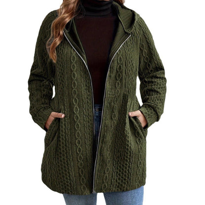 📢Livraison gratuite 📢50% DE RÉDUCTION ! ⏳⏰ Veste Ample à Capuche avec Tissage Texturé – Confort Ultra-Doux, Coupe Flatteuse & Style Élégant en 5 Couleurs ⚡
