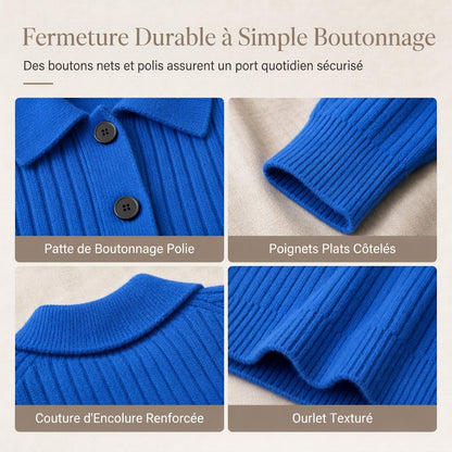 Cardigan en maille décontracté et ample pour femme