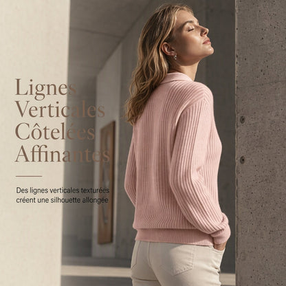 Cardigan en maille décontracté et ample pour femme