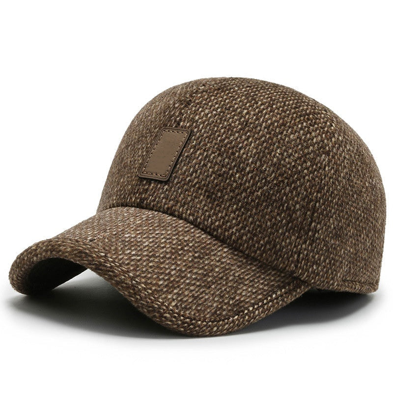 🧢 Casquette de baseball chaude pour homme, avec protège-oreilles confortable ❄️