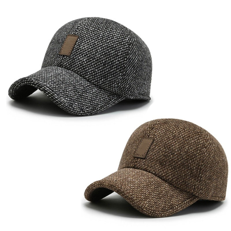 🧢 Casquette de baseball chaude pour homme, avec protège-oreilles confortable ❄️