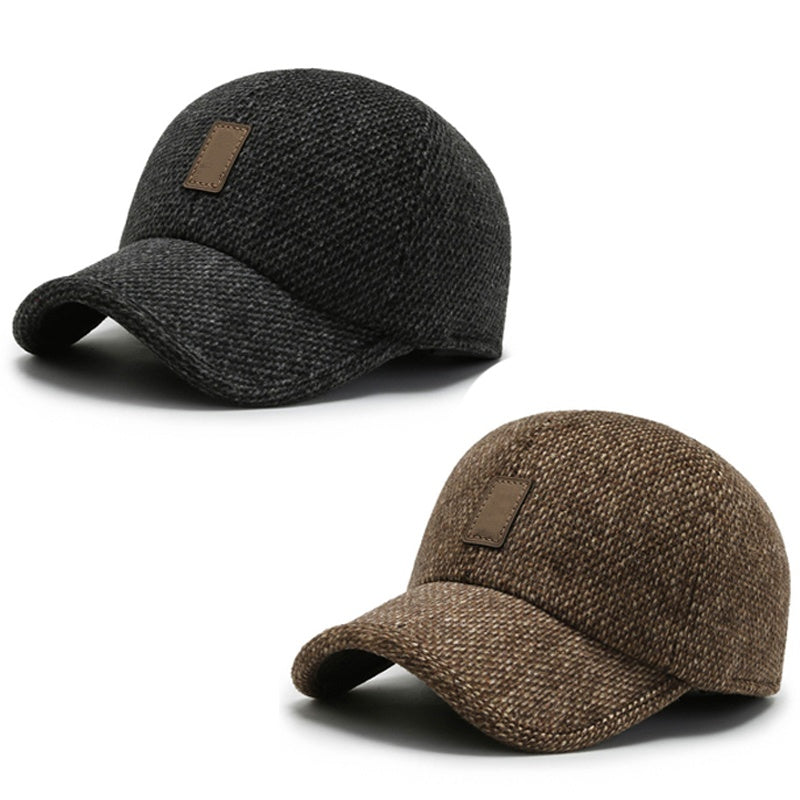 🧢 Casquette de baseball chaude pour homme, avec protège-oreilles confortable ❄️