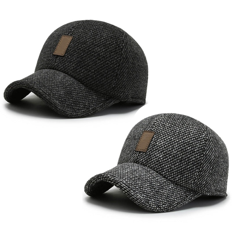 🧢 Casquette de baseball chaude pour homme, avec protège-oreilles confortable ❄️