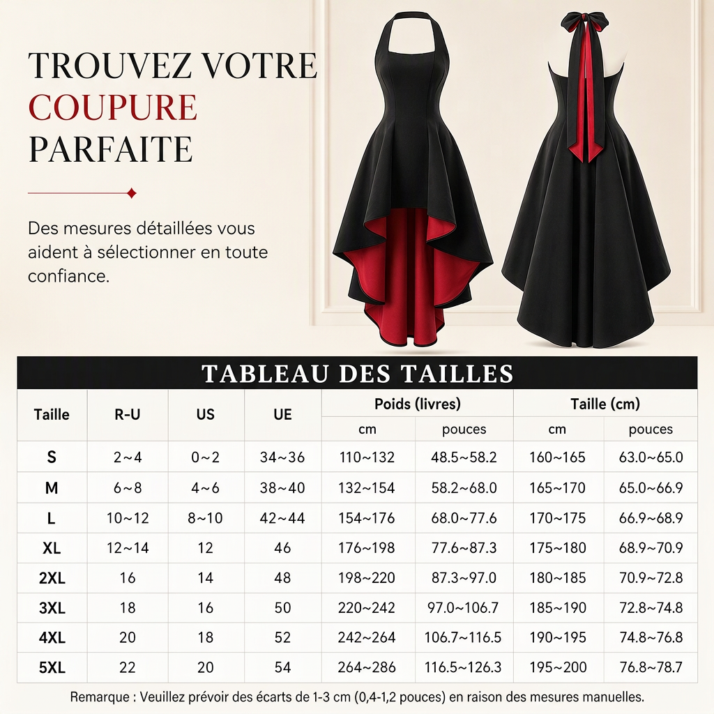 ✨ Robe de soirée élégante pour femme, bicolore noire, coupe ajustée et taille cintrée 💃