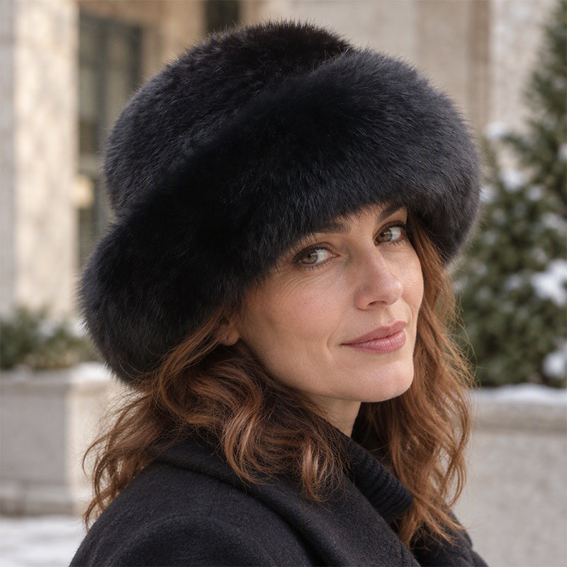 ✨ Ce chapeau pour femme en fausse fourrure mise sur la chaleur et l’élégance, facile à porter au quotidien 🧢