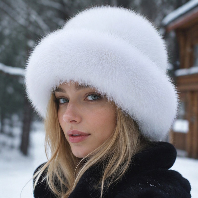 ✨ Ce chapeau pour femme en fausse fourrure mise sur la chaleur et l’élégance, facile à porter au quotidien 🧢