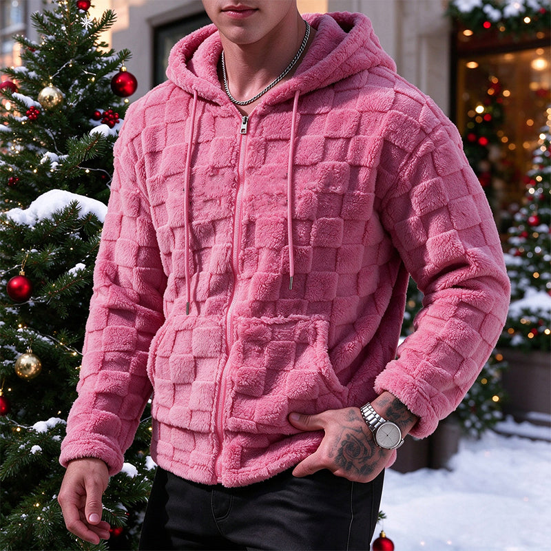 💖Soldes ! Prix cassés💖Veste décontractée à capuche pour homme, chaude pour l'hiver