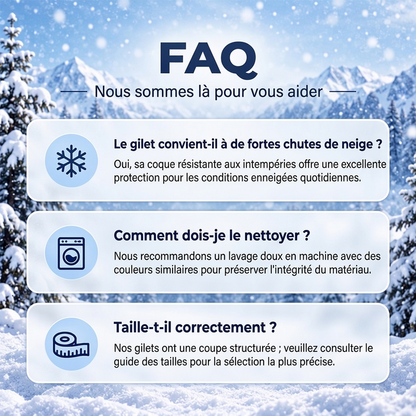 ✨ Gilet matelassé mi-long à capuche pour femme : facile à porter au quotidien 🧥