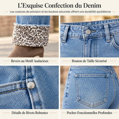 👖 Confortable et intemporel | Jean bleu décontracté pour femme