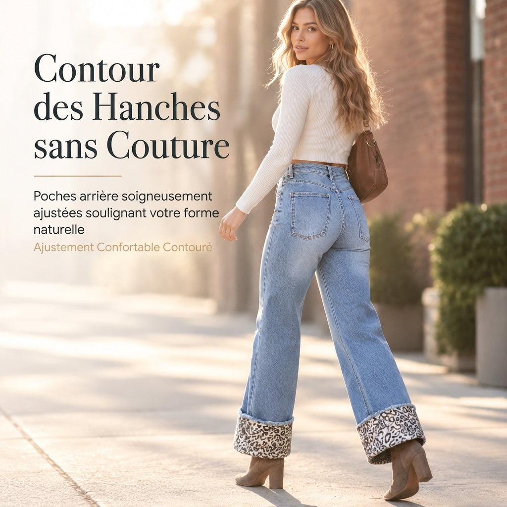 👖 Confortable et intemporel | Jean bleu décontracté pour femme