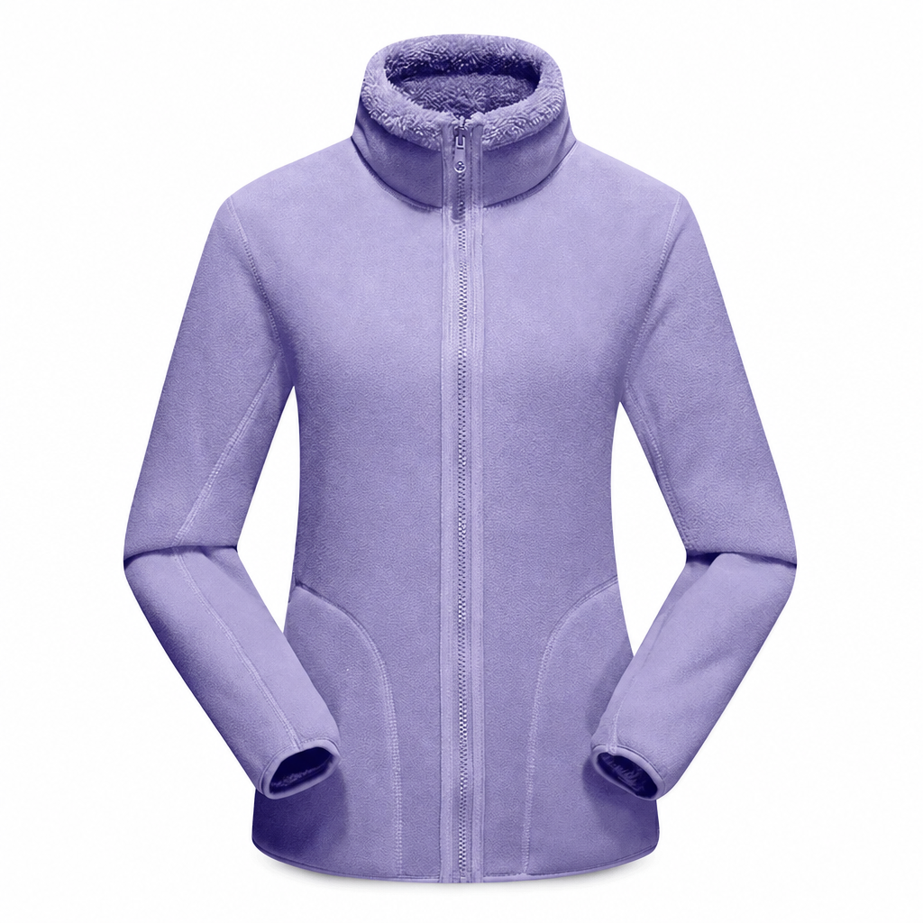 ❄️ Pratique et polyvalente | Veste chaude réversible unisexe à col montant et zip