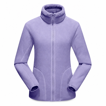 ❄️ Pratique et polyvalente | Veste chaude réversible unisexe à col montant et zip
