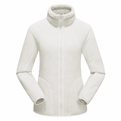 ❄️ Pratique et polyvalente | Veste chaude réversible unisexe à col montant et zip
