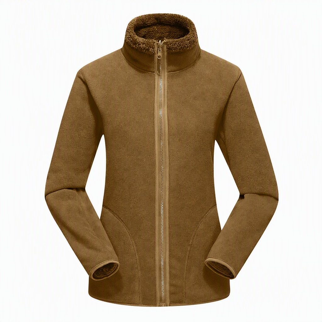 ❄️ Pratique et polyvalente | Veste chaude réversible unisexe à col montant et zip