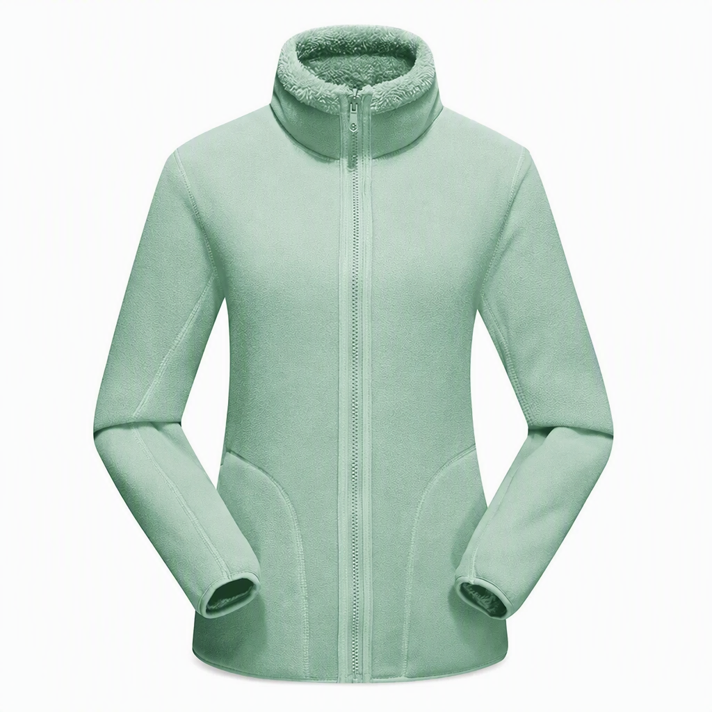 ❄️ Pratique et polyvalente | Veste chaude réversible unisexe à col montant et zip