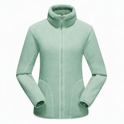 ❄️ Pratique et polyvalente | Veste chaude réversible unisexe à col montant et zip