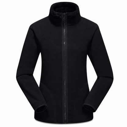 ❄️ Pratique et polyvalente | Veste chaude réversible unisexe à col montant et zip